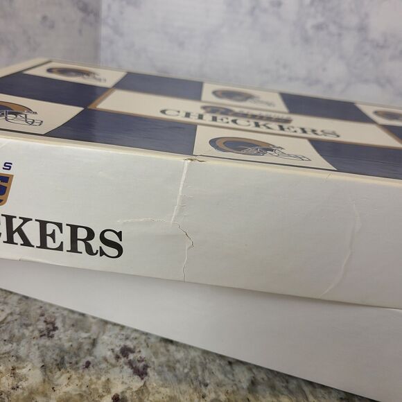 Vintage ST. LOUIS RAMS vs 49ers Checkers Game Set Rare! - Picture 4 of 16